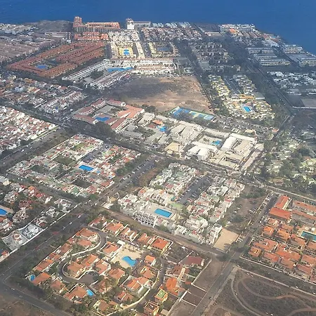 Tenerife South Sunny Terrace With View And Big Pool Aircon Dw