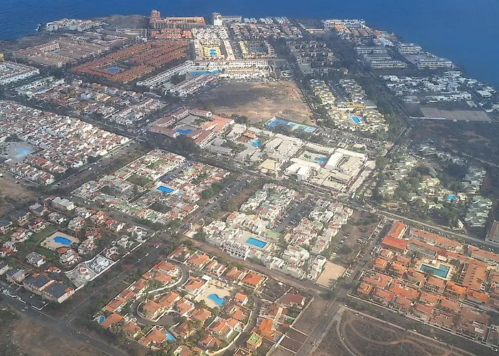 Tenerife South Sunny Terrace With View And Big Pool Aircon Dw