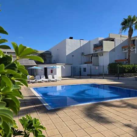 Tenerife South Sunny Terrace With View And Big Pool Aircon Dw Appartement Costa Del Silencio