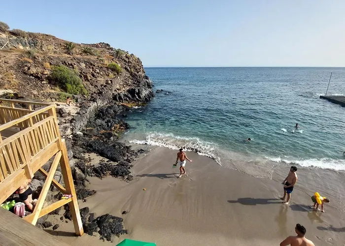Tenerife South Sunny Terrace With View And Big Pool Aircon Dw