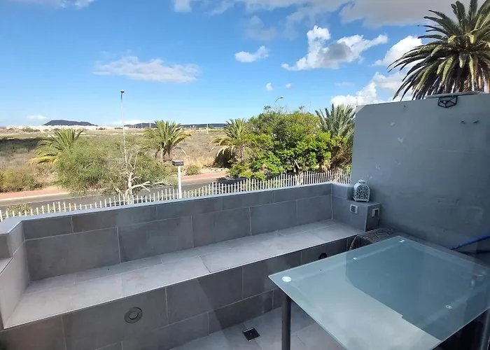 Tenerife South Sunny Terrace With View And Big Pool Aircon Dw