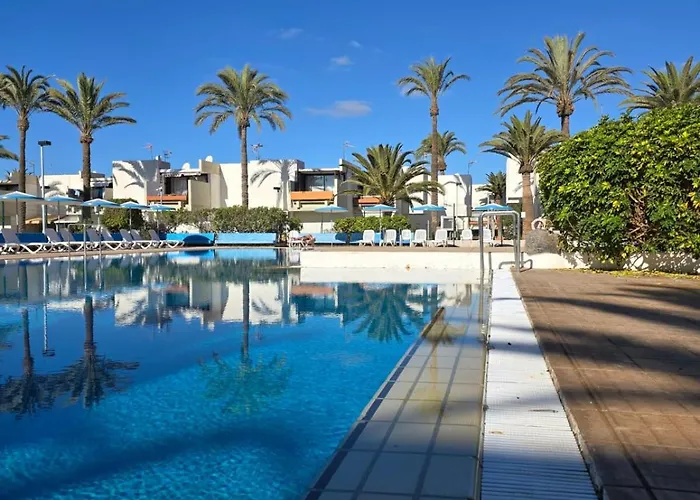 Tenerife South Sunny Terrace With View And Big Pool Aircon Dw * Costa Del Silencio